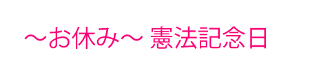 憲法記念日